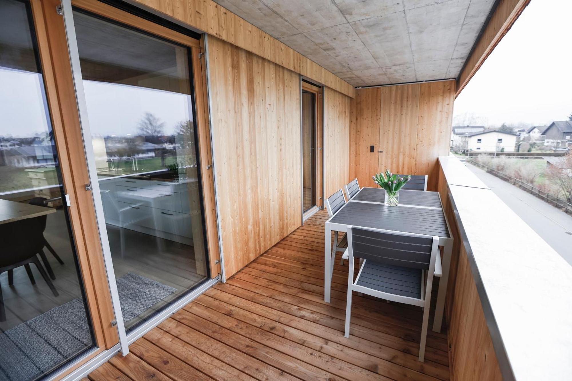 Boutique Apartments Lustenau Nachhaltige Kuehlung Ueber Erdsonde Und Fussbodenkuehlung Habitación foto